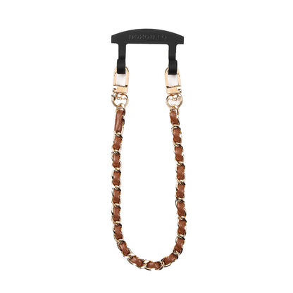 GISELE Brown Gold Short 30cm